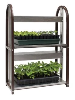 Grow Light Burpee LED Two Tier Cart